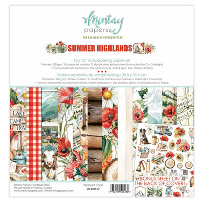 Summer Highlands 12”x12” Paper Set