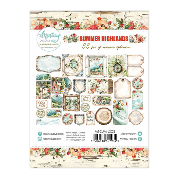 Summer Highlands Paper Ephemera