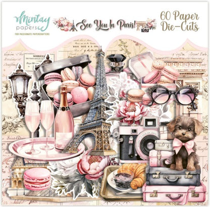 See You In Paris Paper Die Cuts