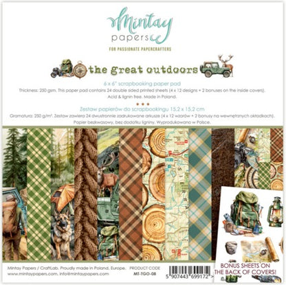 The Great Outdoor 6”x6” Scrapbooking Pad