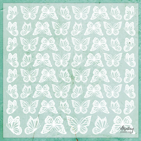 Butterflies 12"x12" Decorative Vellum