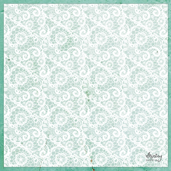 Lace 12"x12" Decorative Vellum