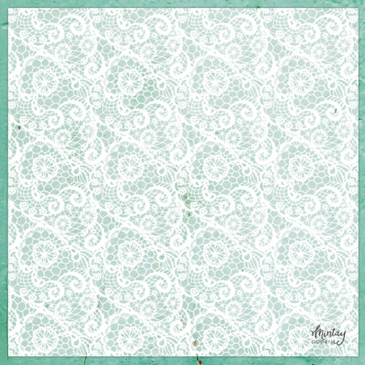 Lace 12"x12" Decorative Vellum