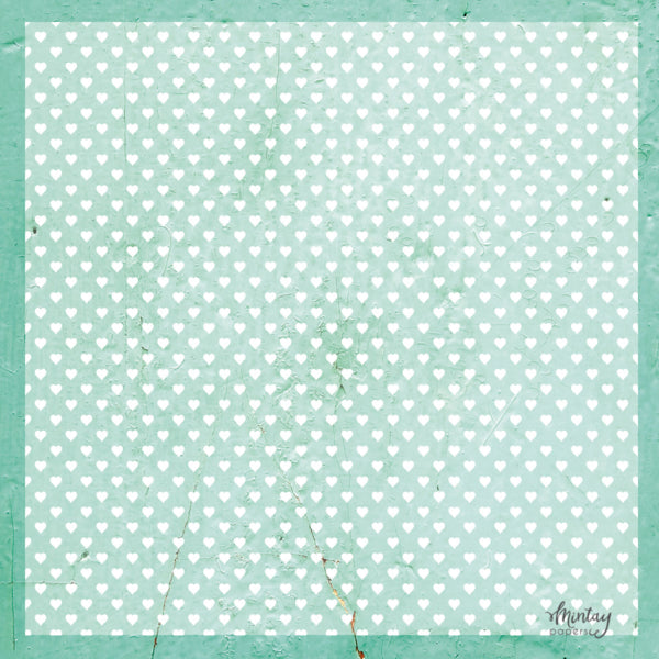 Hearts 12"x12" Decorative Vellum