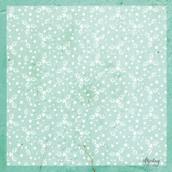 Holly Leaves 12"x12" Decorative Vellum