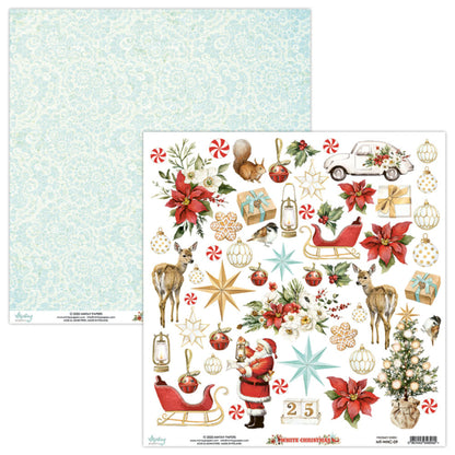 White Christmas 12”x12” Paper Set