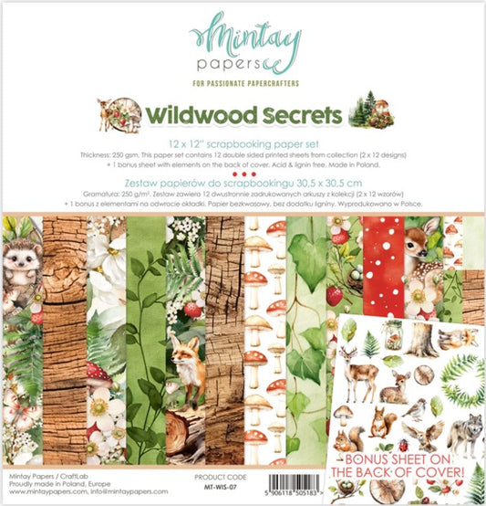 Wildwood Secrets 12”x12” Paper Set
