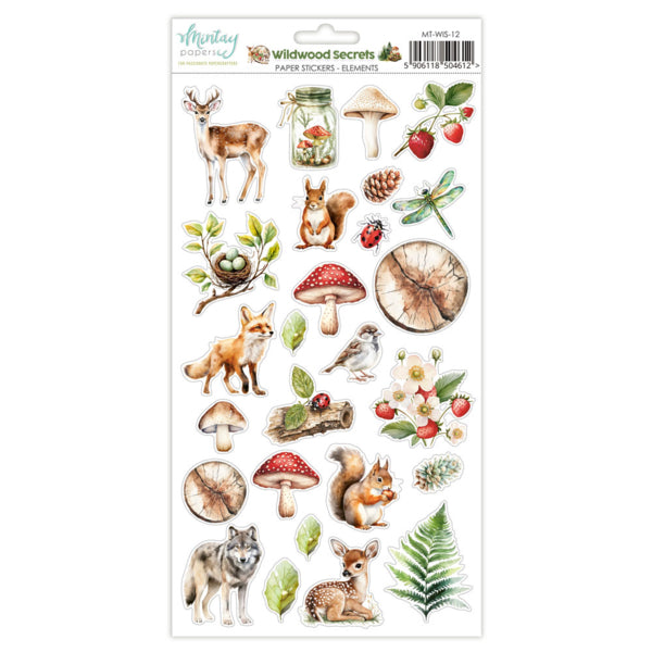 Wildwood Secrets Sticker Sheet - Elements