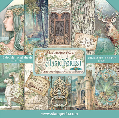 Magic Forest 8"x8" Scrapbooking Pad