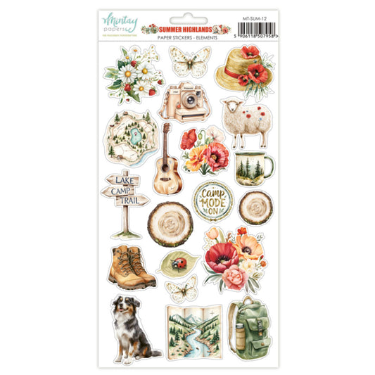Summer Highlands Sticker Sheet - Elements
