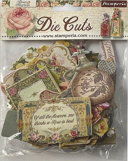 Rose Parfum Cardboard Die-Cuts