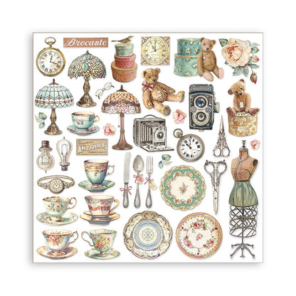 Brocante Antiques 12"x12" Scrapbooking Pad