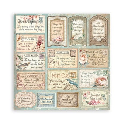 Brocante Antiques 8"x8" Scrapbooking Pad