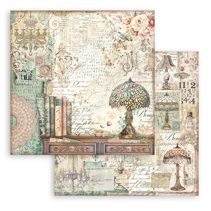 Brocante Antiques 12"x12" Scrapbooking Pad