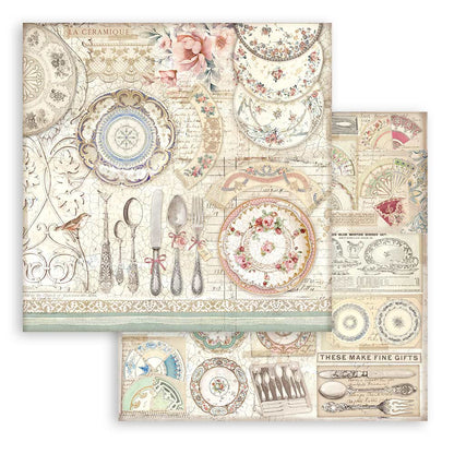 Brocante Antiques 12"x12" Scrapbooking Pad