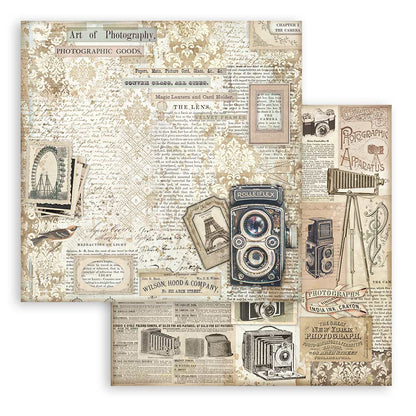 Brocante Antiques 12"x12" Scrapbooking Pad