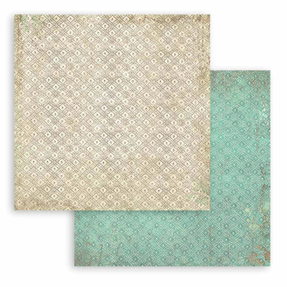 Brocante Antiques Backgrounds 12"x12" Scrapbooking Pad