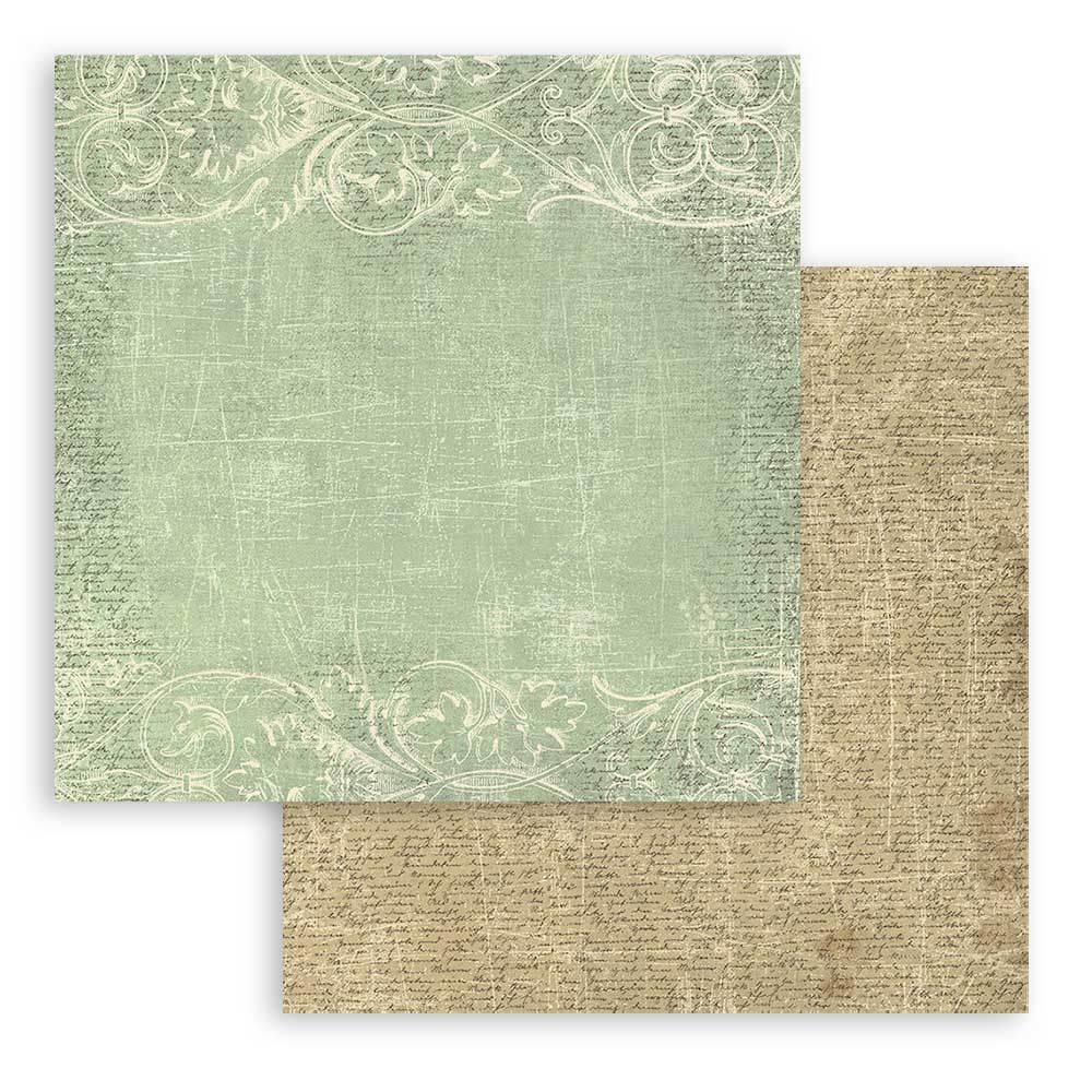 Brocante Antiques Backgrounds 12"x12" Scrapbooking Pad