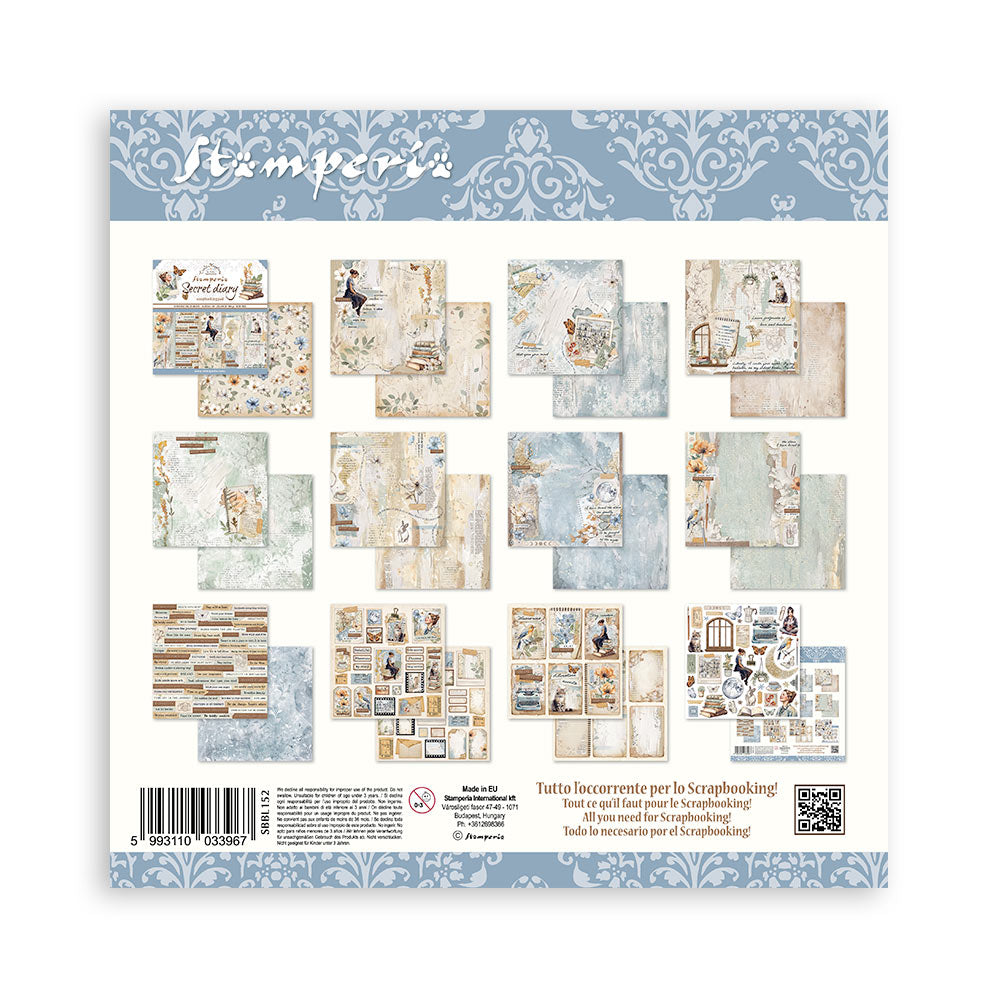 Secret Diary 12"x12" Scrapbooking Pad