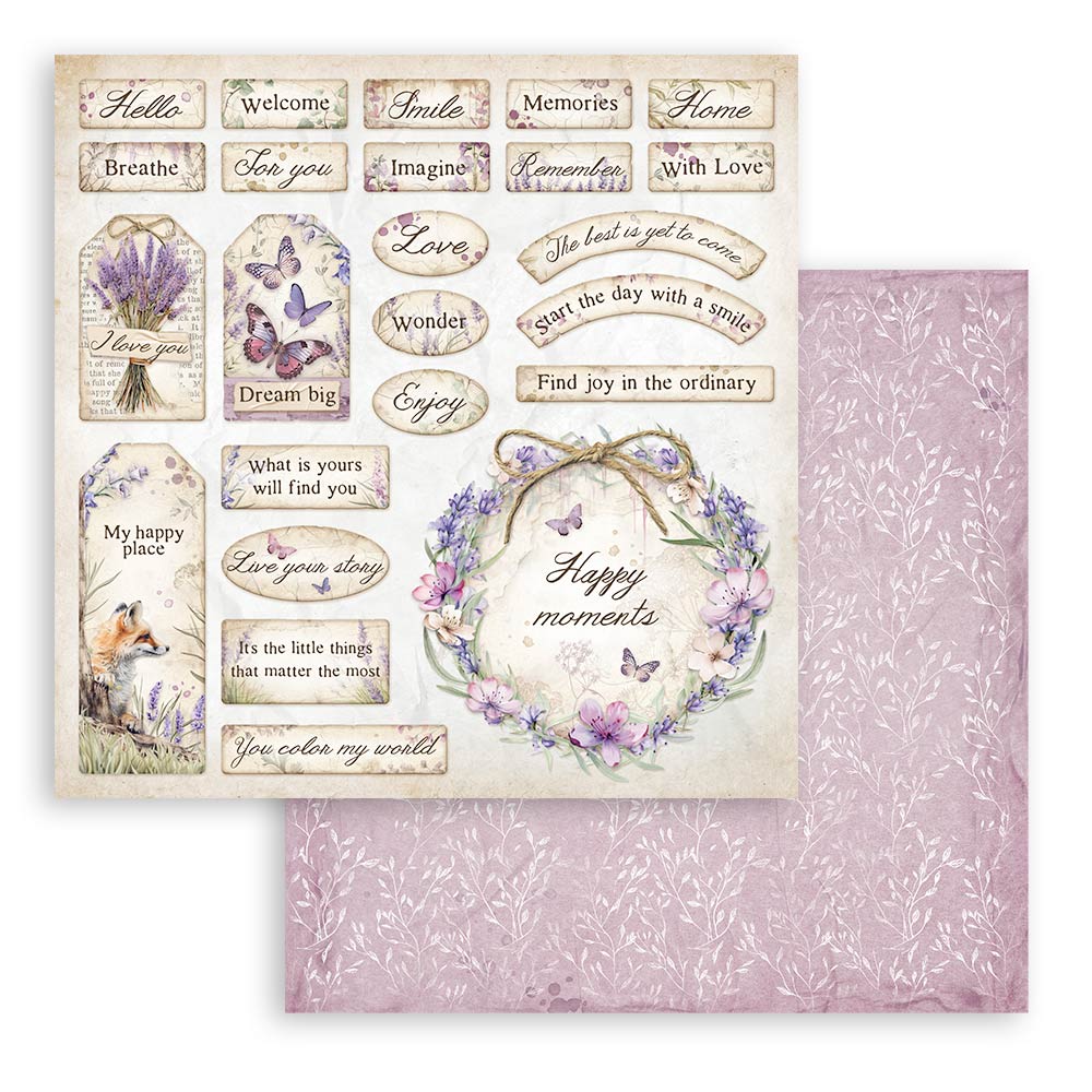 Lavender 12"x12" Scrapbooking Pad