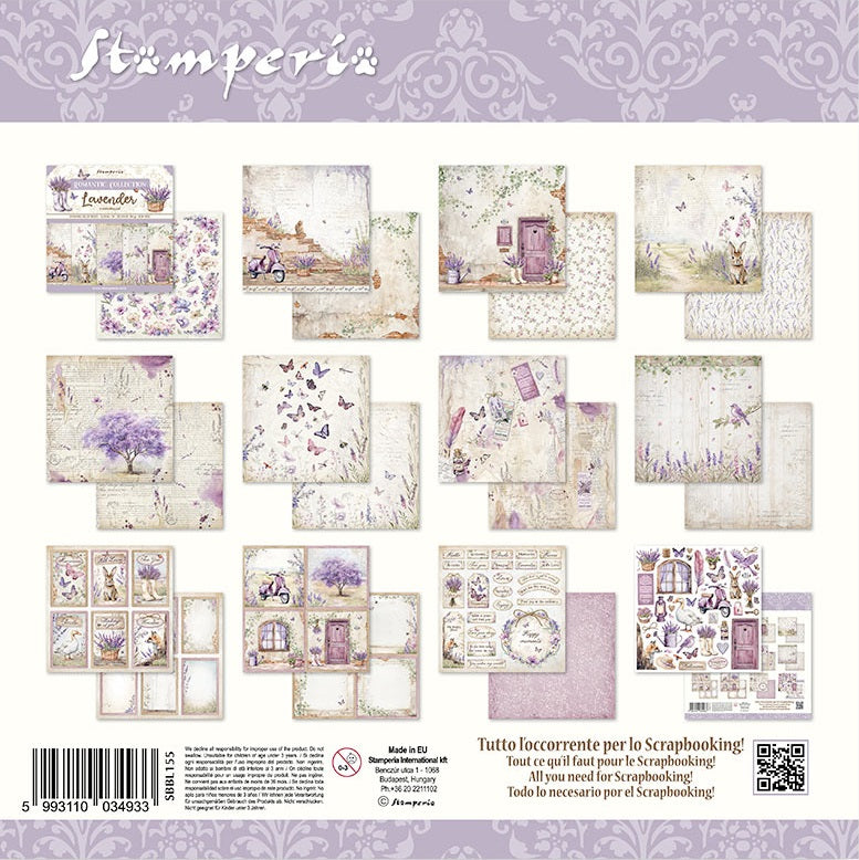 Lavender 12"x12" Scrapbooking Pad