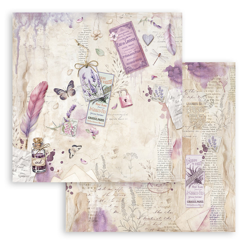 Lavender 12"x12" Scrapbooking Pad