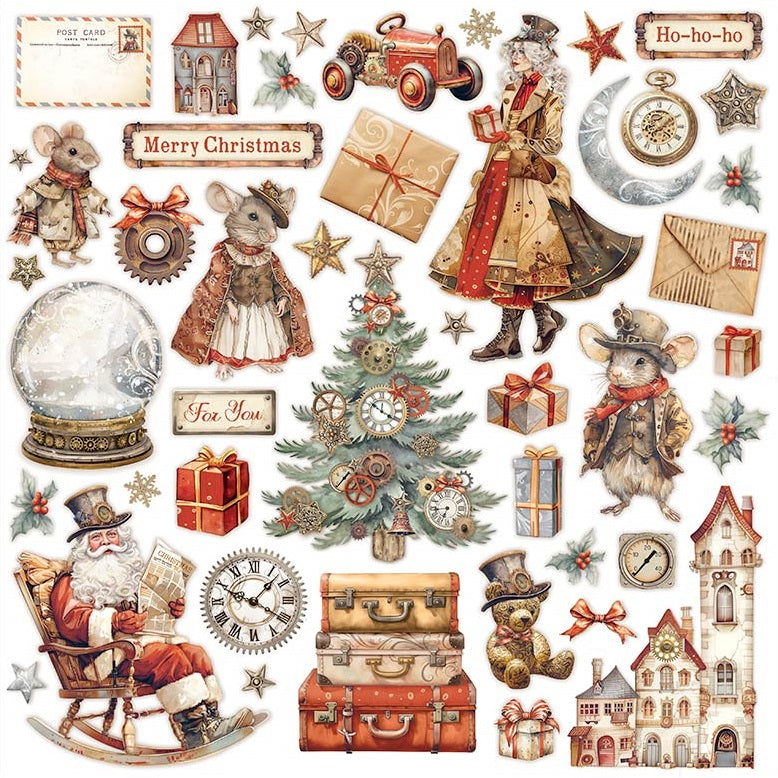 Gear up for Christmas 12"x12" Scrapbooking Pad