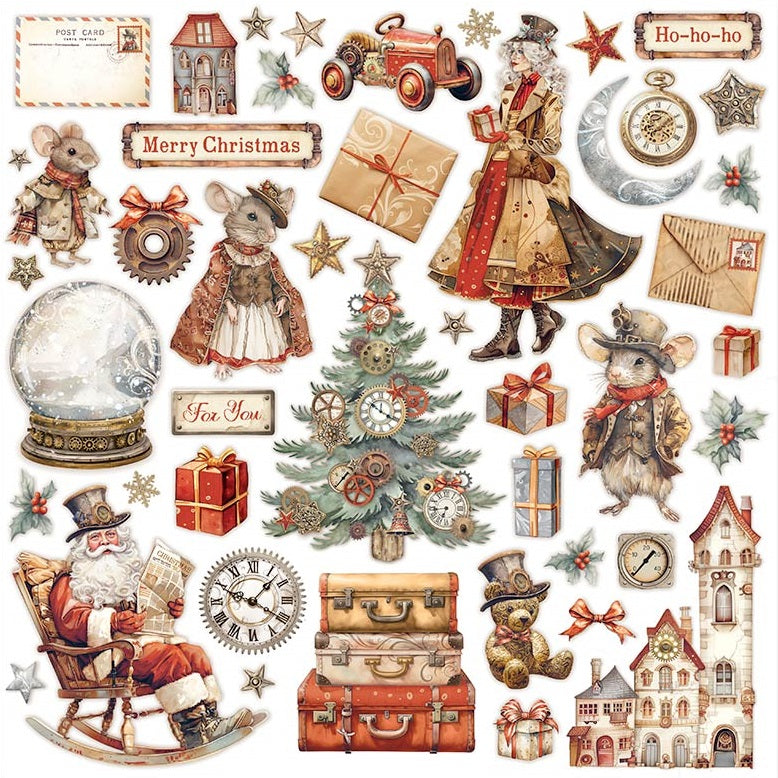 Gear up for Christmas Pad 8"x8" Scrapbooking Pad