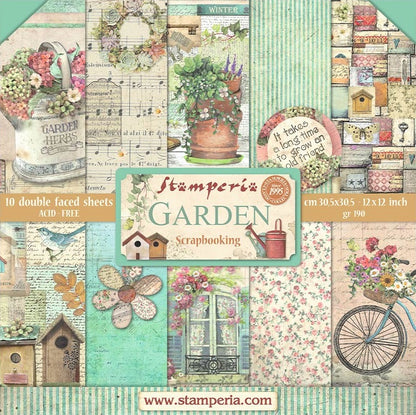 Garden 12"x12" Scrapbooking Pad