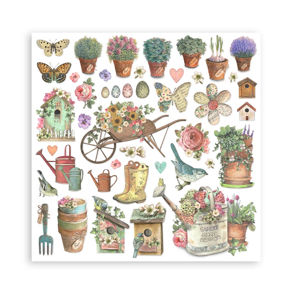 Garden 12"x12" Scrapbooking Pad