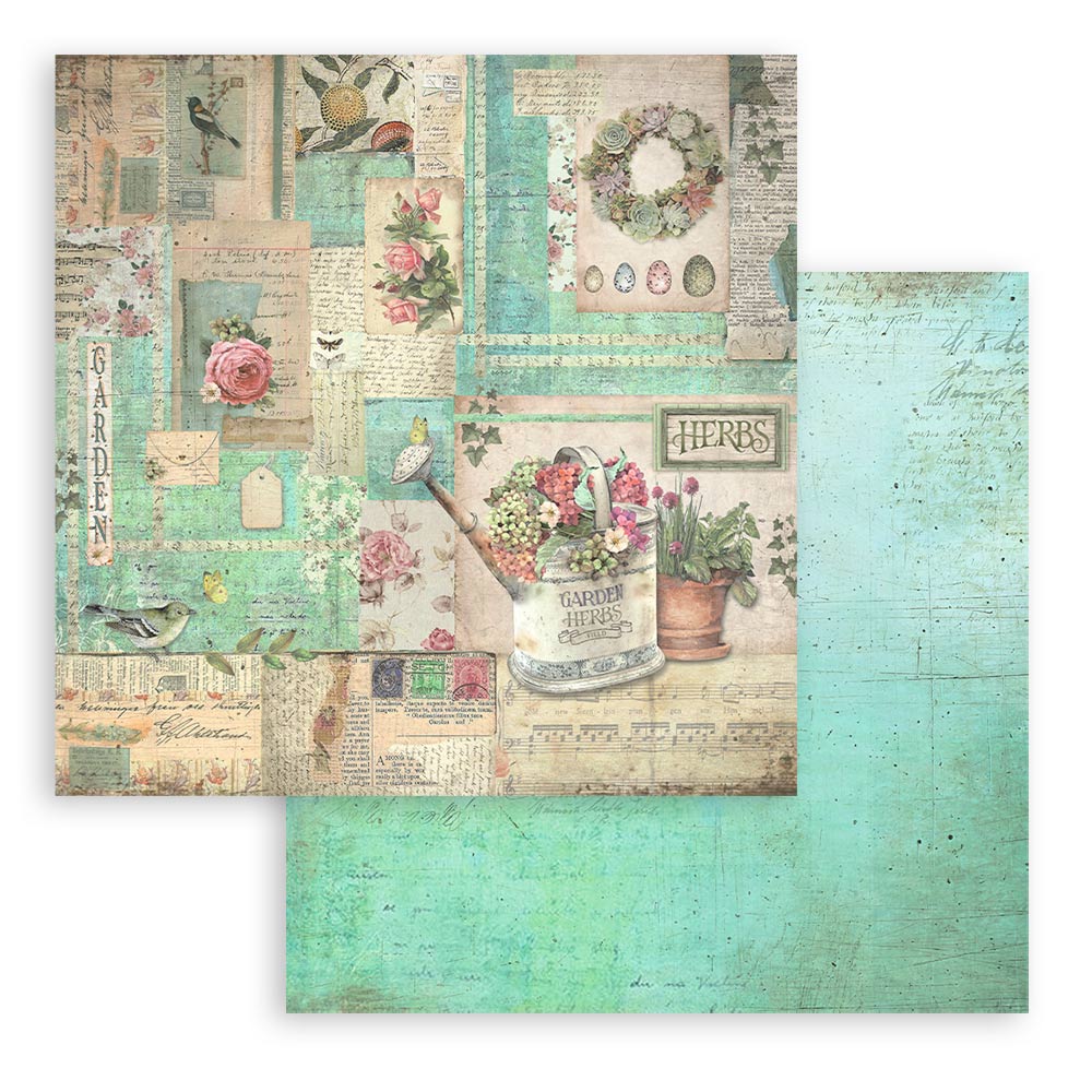 Garden 12"x12" Scrapbooking Pad