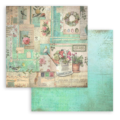 Garden 8"x8" Scrapbooking Pad