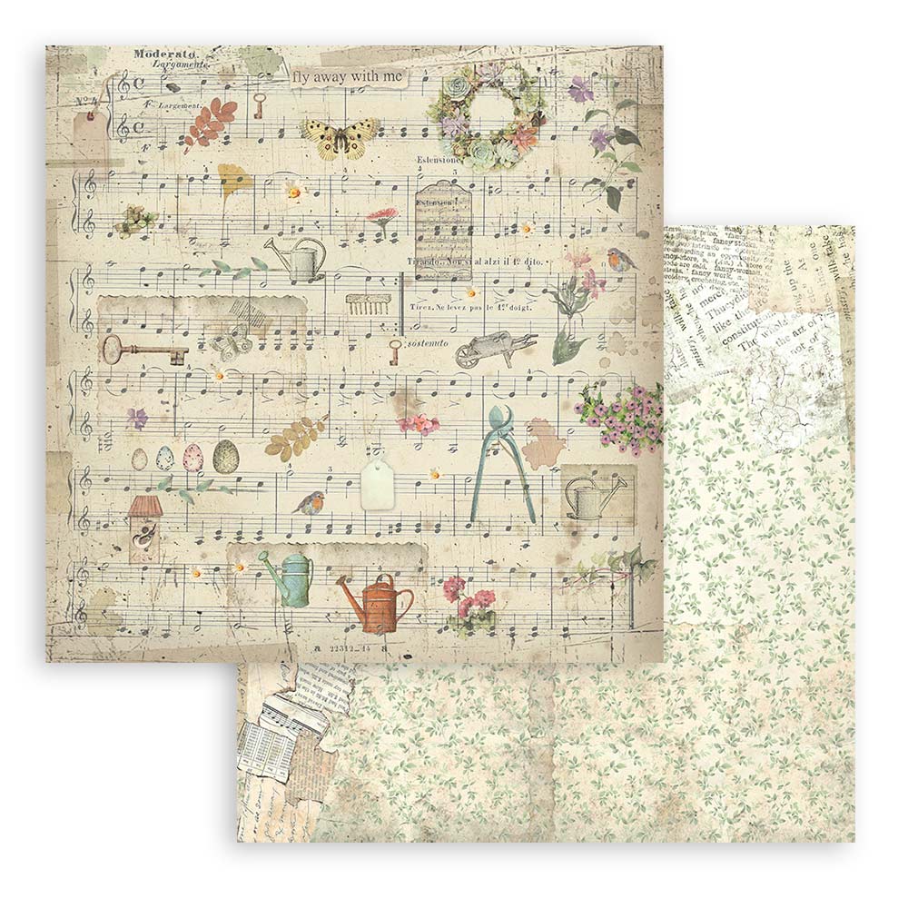 Garden 12"x12" Scrapbooking Pad