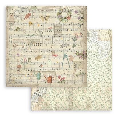 Garden 12"x12" Scrapbooking Pad