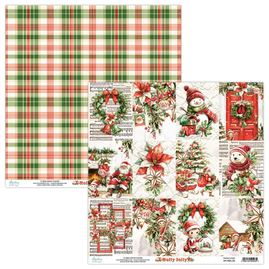 Holly Jolly 06 Single Sheet (12"x12")