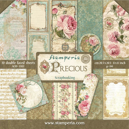 Precious 8"x8" Scrapbooking Pad