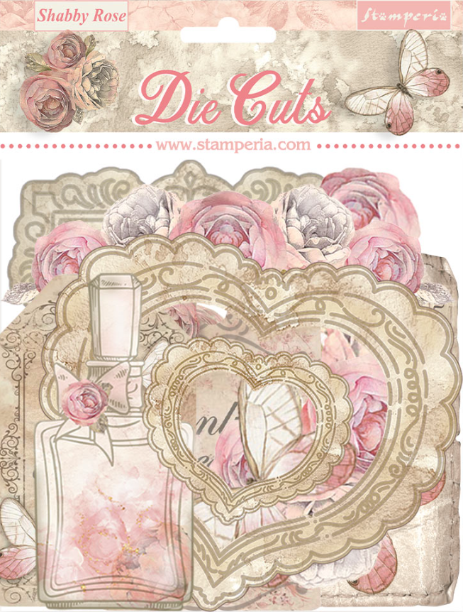 Shabby Rose Cardboard Die-Cuts