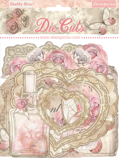 Shabby Rose Cardboard Die-Cuts