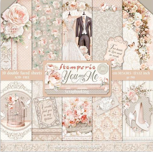 You and Me 12"x12" Scrapbooking Pad