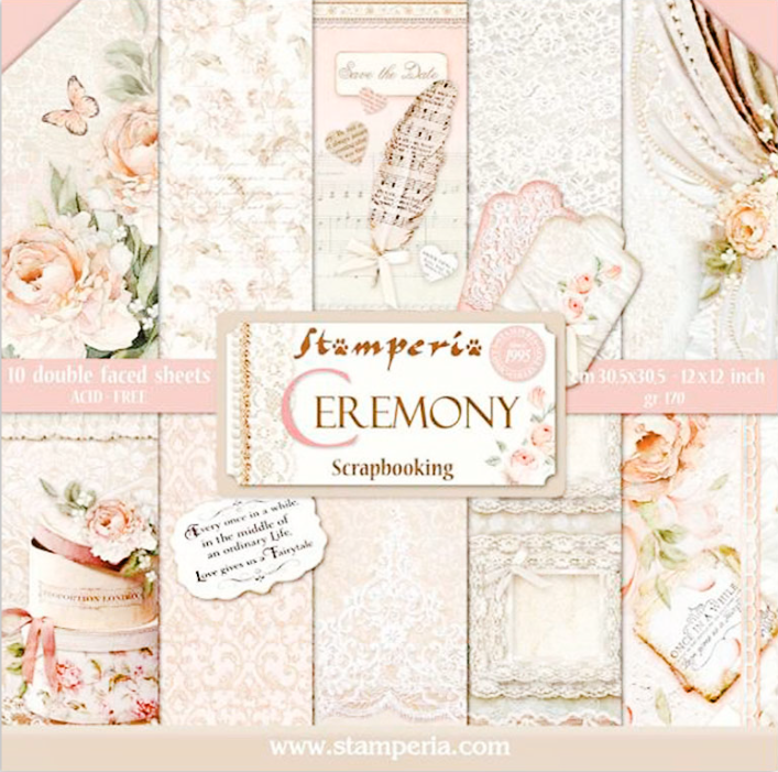 Ceremony 12"x12" Scrapbooking Pad