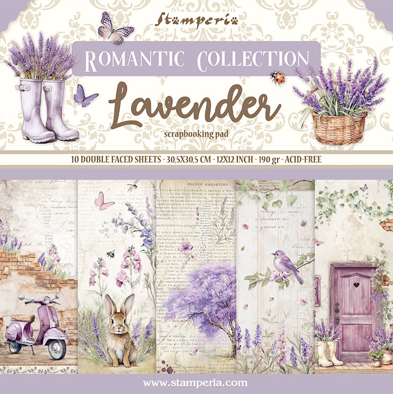 Lavender 12"x12" Scrapbooking Pad