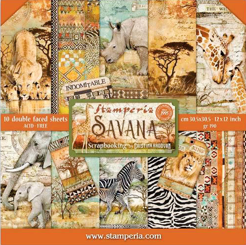 Savana 12"x12" Scrapbooking Pad