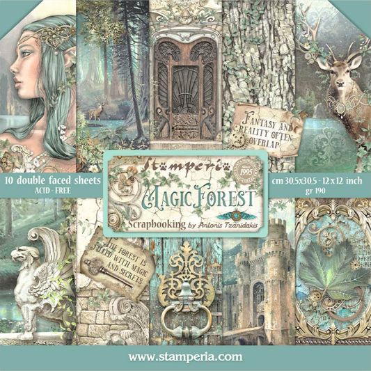 Magic Forest 12"x12" Scrapbooking Pad