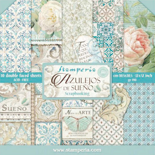 Azulejos 12"x12" Scrapbooking Pad