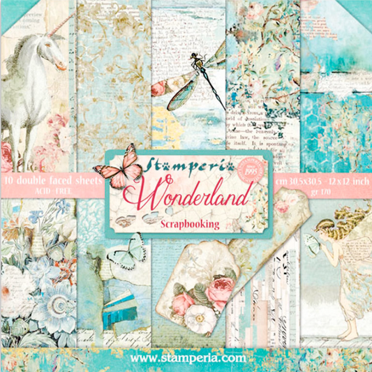 Wonderland 12"x12" Scrapbooking Pad