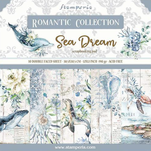 Romantic Sea Dream 12"x12" Scrapbooking Pad