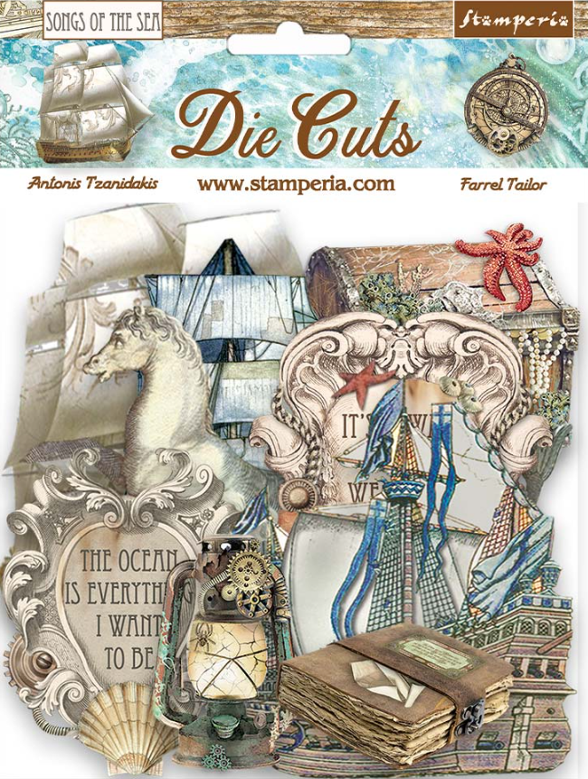 Songs of the Sea Cardboard Die-Cuts