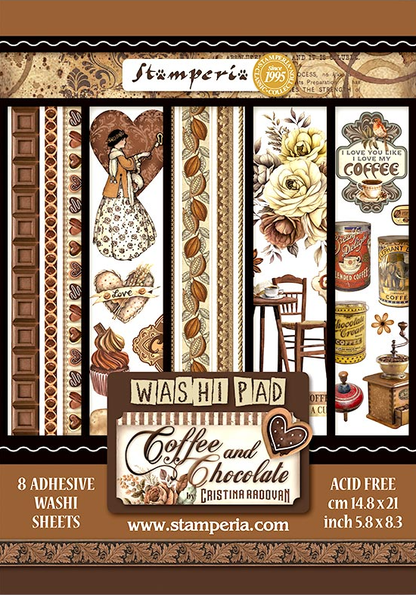 Coffee and Chocolate Washi Pad