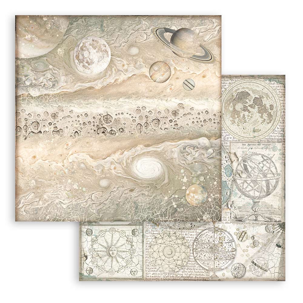 Cosmos Infinity Backgrounds 12"x12" Scrapbooking Pad