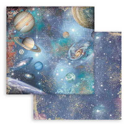 Cosmos Infinity Backgrounds 12"x12" Scrapbooking Pad